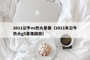 2011公牛vs热火录像（2011年公牛热火g5录像回放）