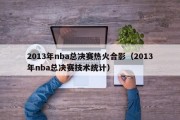 2013年nba总决赛热火合影（2013年nba总决赛技术统计）