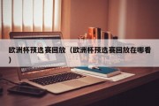 欧洲杯预选赛回放（欧洲杯预选赛回放在哪看）